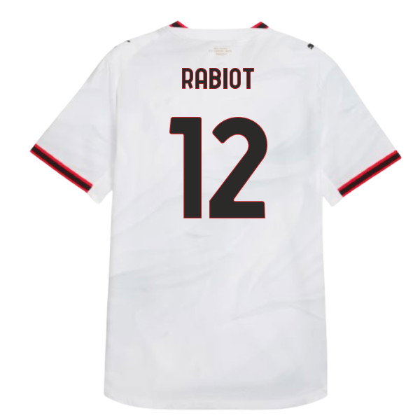 2026-2027 AC Milan Authentic Away Shirt (Rabiot 12)