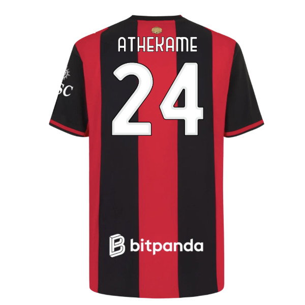 2026-2027 AC Milan Authentic Home Shirt (Athekame 24)
