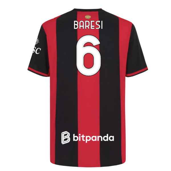 2026-2027 AC Milan Authentic Home Shirt (Baresi 6)