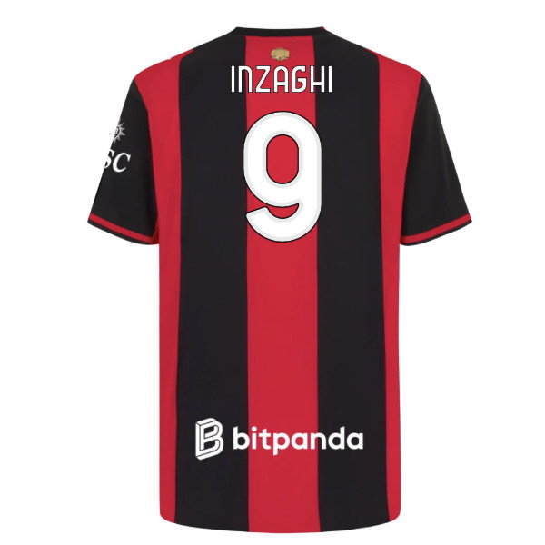 2026-2027 AC Milan Authentic Home Shirt (Inzaghi 9)