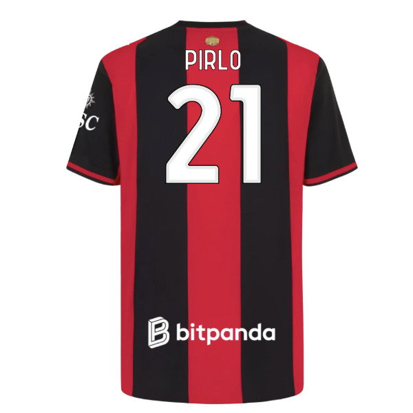 2026-2027 AC Milan Authentic Home Shirt (Pirlo 21)