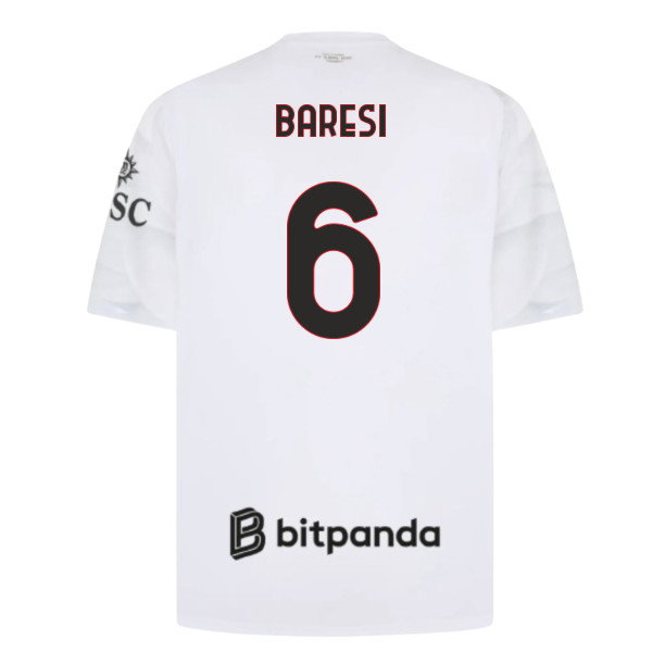 2026-2027 AC Milan Away Shirt (Baresi 6)
