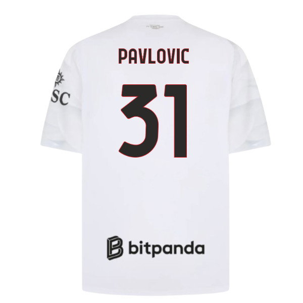 2026-2027 AC Milan Away Shirt (Pavlovic 31)