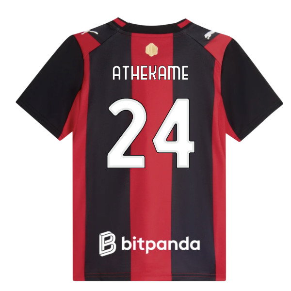2026-2027 AC Milan Home Shirt (Kids) (Athekame 24)