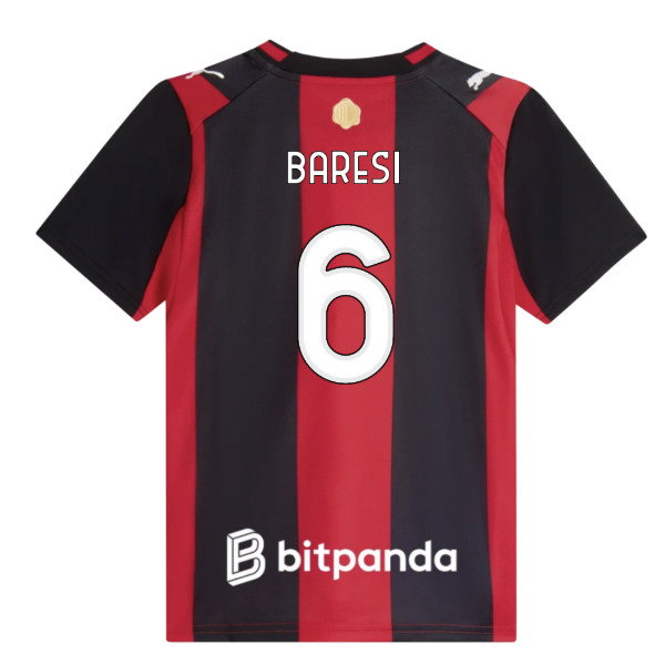 2026-2027 AC Milan Home Shirt (Kids) (Baresi 6)