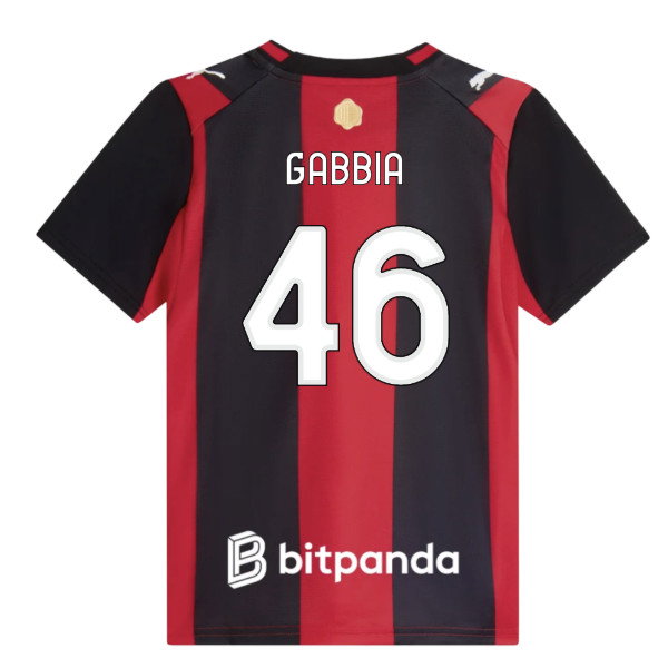 2026-2027 AC Milan Home Shirt (Kids) (Gabbia 46)