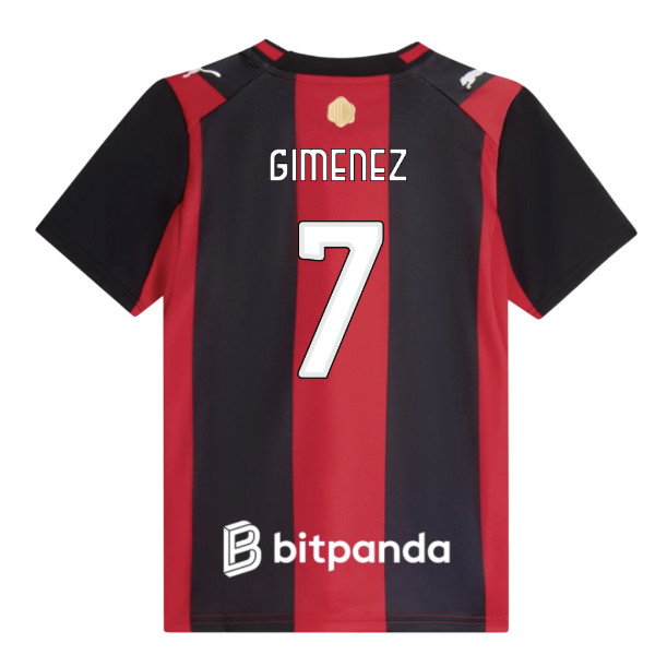 2026-2027 AC Milan Home Shirt (Kids) (Gimenez 7)