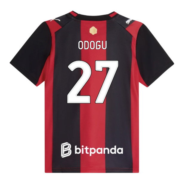 2026-2027 AC Milan Home Shirt (Kids) (Odogu 27)