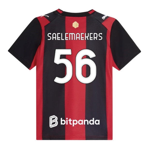 2026-2027 AC Milan Home Shirt (Kids) (Saelemaekers 56)