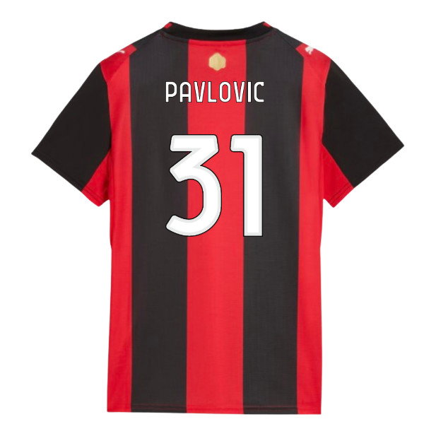 2026-2027 AC Milan Home Shirt (Womens) (Pavlovic 31)