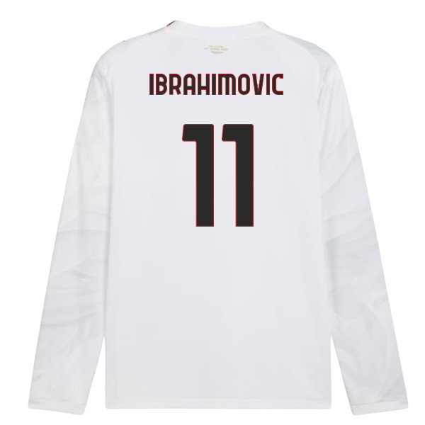2026-2027 AC Milan Long Sleeve Away Shirt (Ibrahimovic 11)