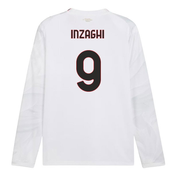 2026-2027 AC Milan Long Sleeve Away Shirt (Inzaghi 9)