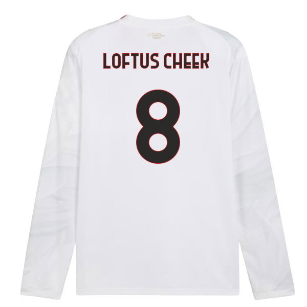 2026-2027 AC Milan Long Sleeve Away Shirt (Loftus Cheek 8)