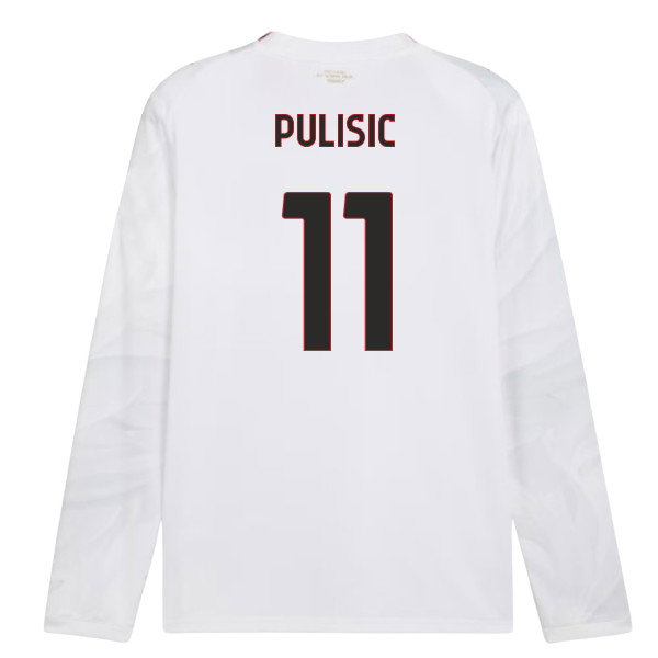 2026-2027 AC Milan Long Sleeve Away Shirt (Pulisic 11)