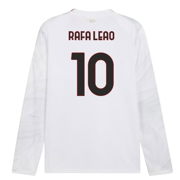 2026-2027 AC Milan Long Sleeve Away Shirt (Rafa Leao 10)