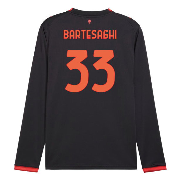 2026-2027 AC Milan Long Sleeve Third Shirt (Bartesaghi 33)