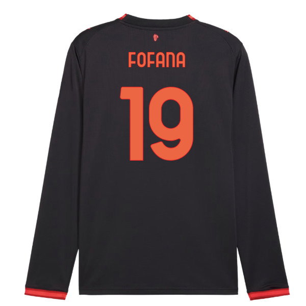 2026-2027 AC Milan Long Sleeve Third Shirt (Fofana 19)