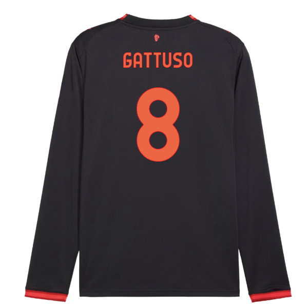 2026-2027 AC Milan Long Sleeve Third Shirt (Gattuso 8)