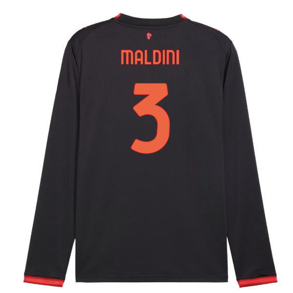 2026-2027 AC Milan Long Sleeve Third Shirt (Maldini 3)