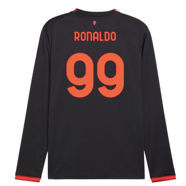 2026-2027 AC Milan Long Sleeve Third Shirt (Ronaldo 99)