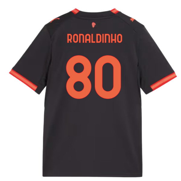 2026-2027 AC Milan Third Shirt (Kids) (Ronaldinho 80)