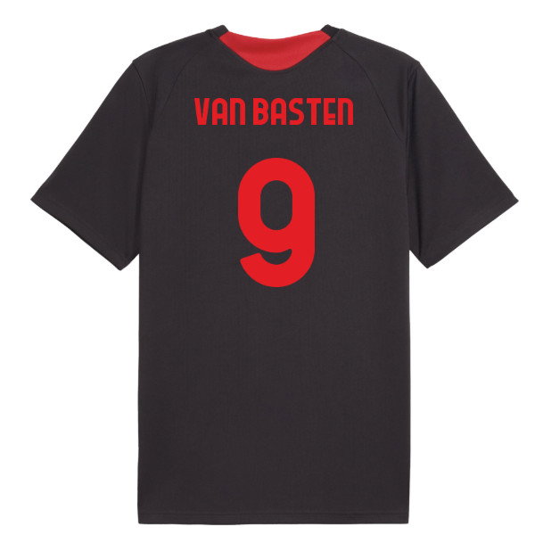 2026-2027 AC Milan Training Jersey (Flat Dark Gray) (Van Basten 9)