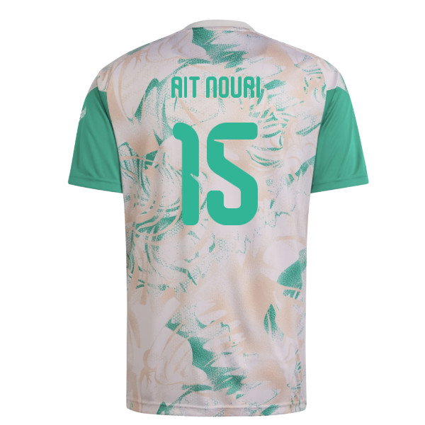 2026-2027 Algeria Home Pre-Match Shirt (Green) (Ait Nouri 15)