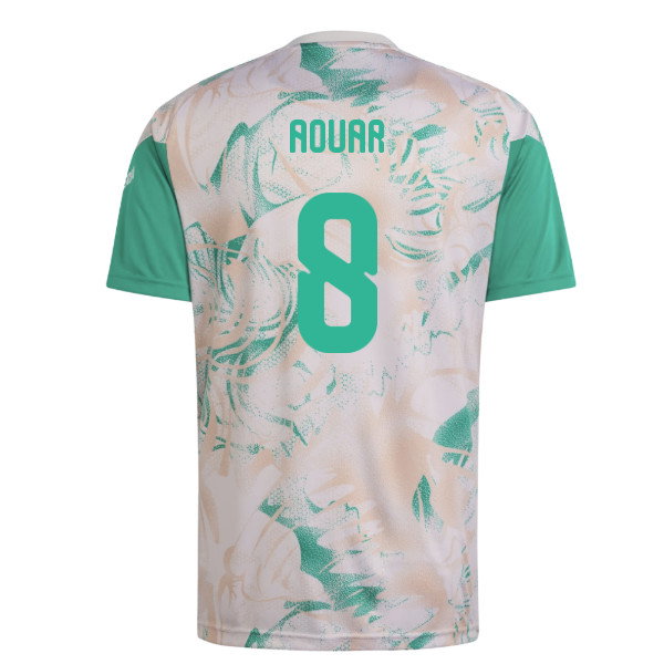 2026-2027 Algeria Home Pre-Match Shirt (Green) (Aouar 8)