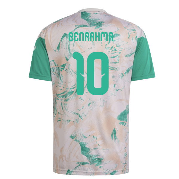 2026-2027 Algeria Home Pre-Match Shirt (Green) (Benrahma 10)