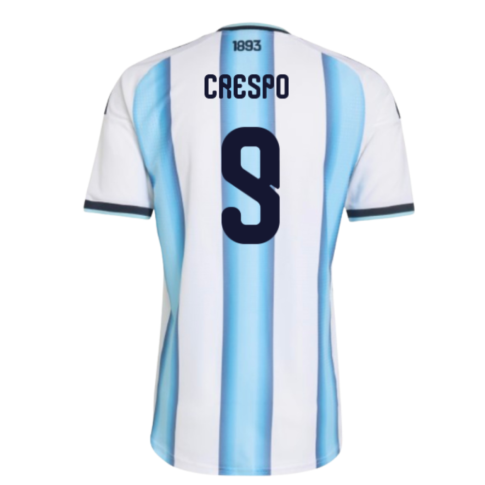 2026-2027 Argentina Authentic Home Shirt (Crespo 9)