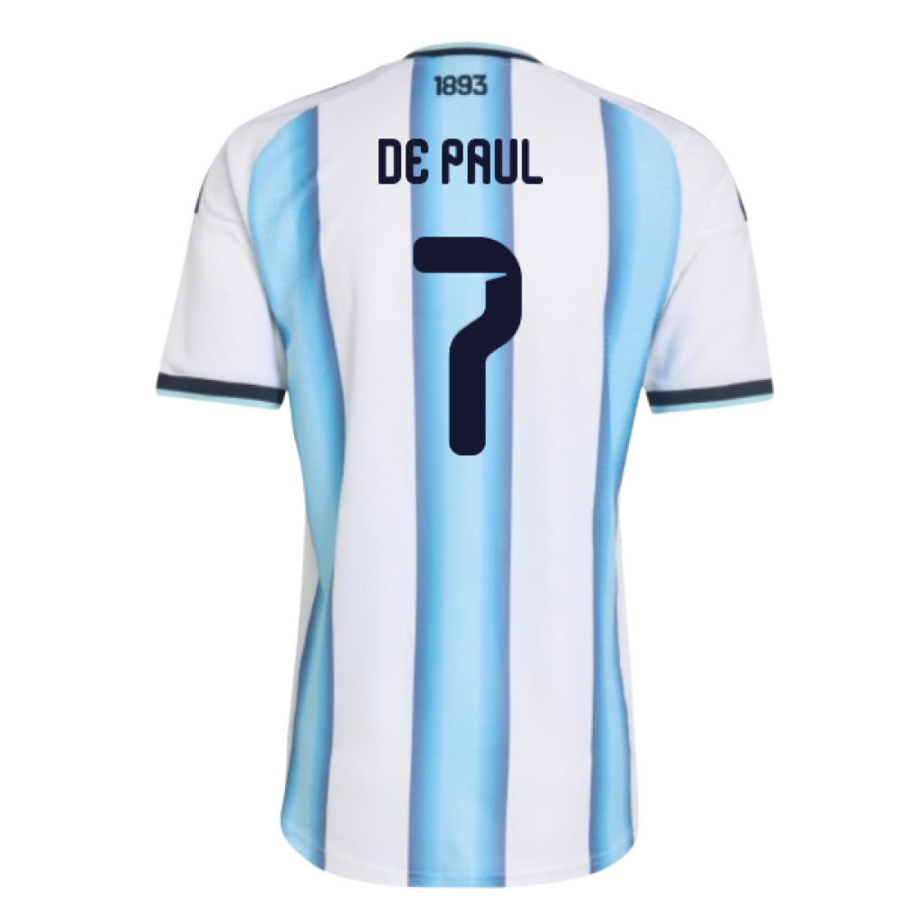 2026-2027 Argentina Authentic Home Shirt (De Paul 7)