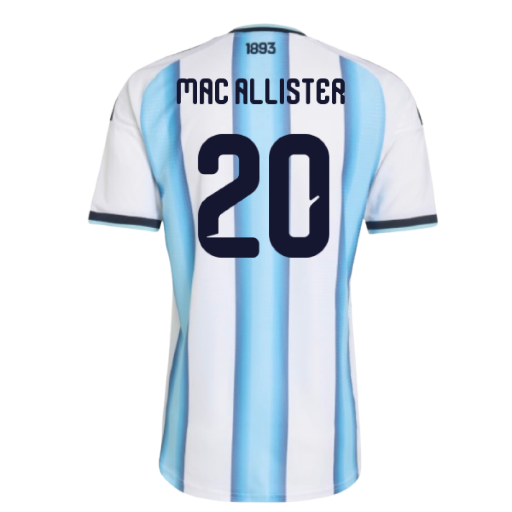2026-2027 Argentina Authentic Home Shirt (Mac Allister 20)