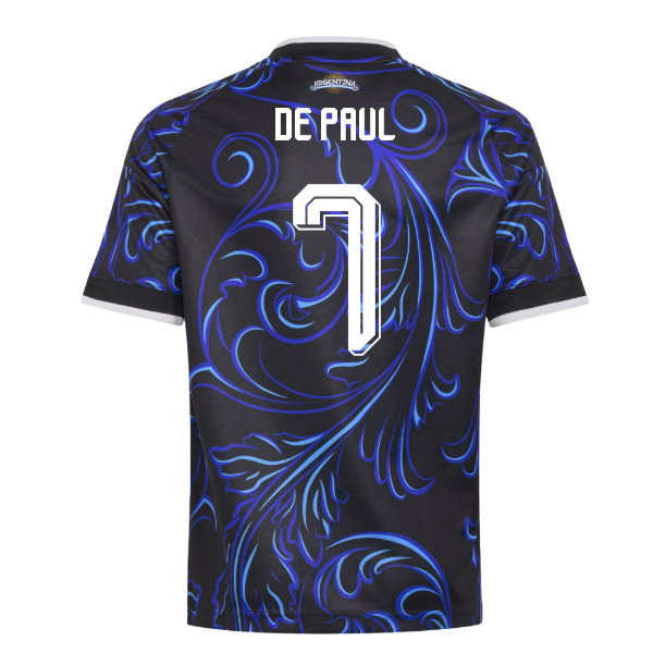 2026-2027 Argentina Away Shirt (Kids) (De Paul 7)