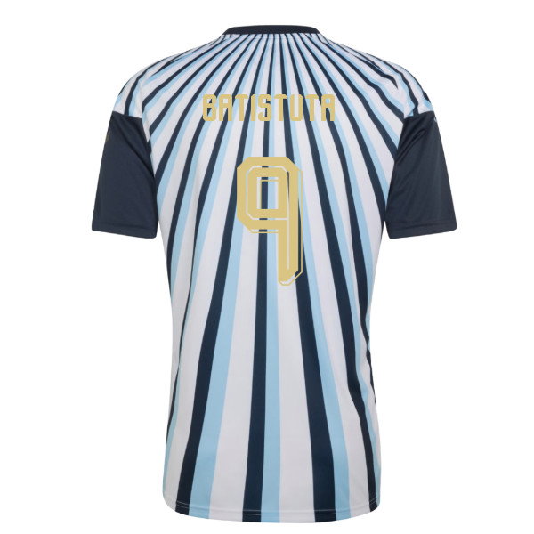 2026-2027 Argentina Home Pre-Match Shirt (White) (Batistuta 9)