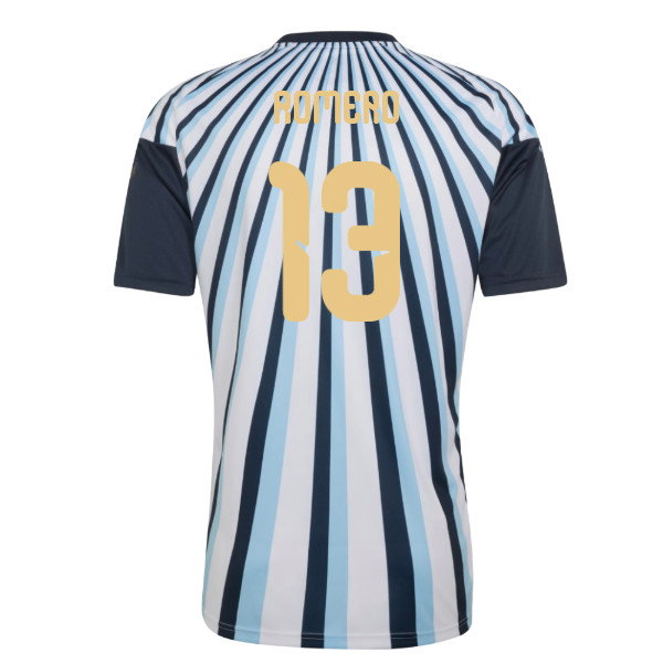 2026-2027 Argentina Home Pre-Match Shirt (White) (Romero 13)