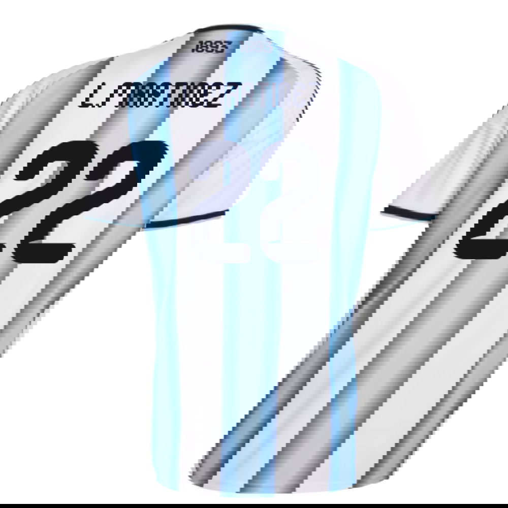 2026-2027 Argentina Home Shirt (L.Martinez 22)