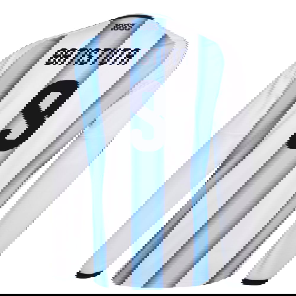 2026-2027 Argentina Long Sleeve Home Shirt (Batistuta 9)