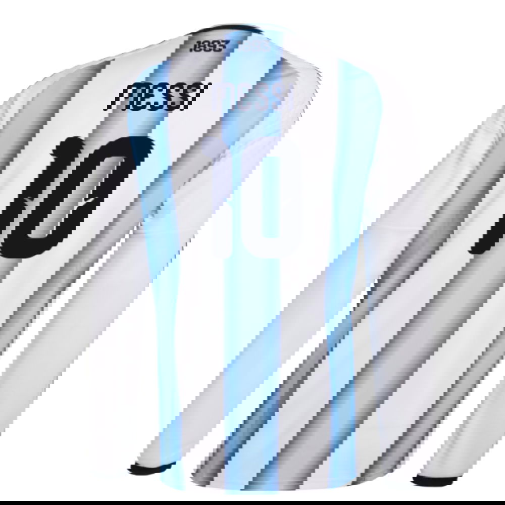 2026-2027 Argentina Long Sleeve Home Shirt (Messi 10)
