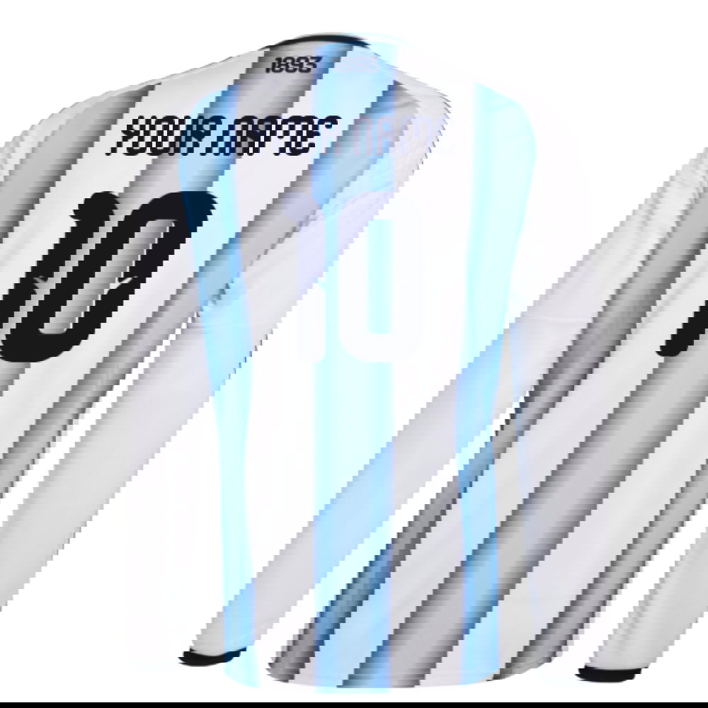 2026-2027 Argentina Long Sleeve Home Shirt (Your Name)