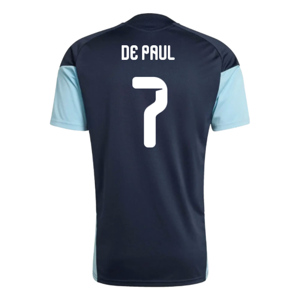 2026-2027 Argentina Training Jersey (Night Navy) (De Paul 7)