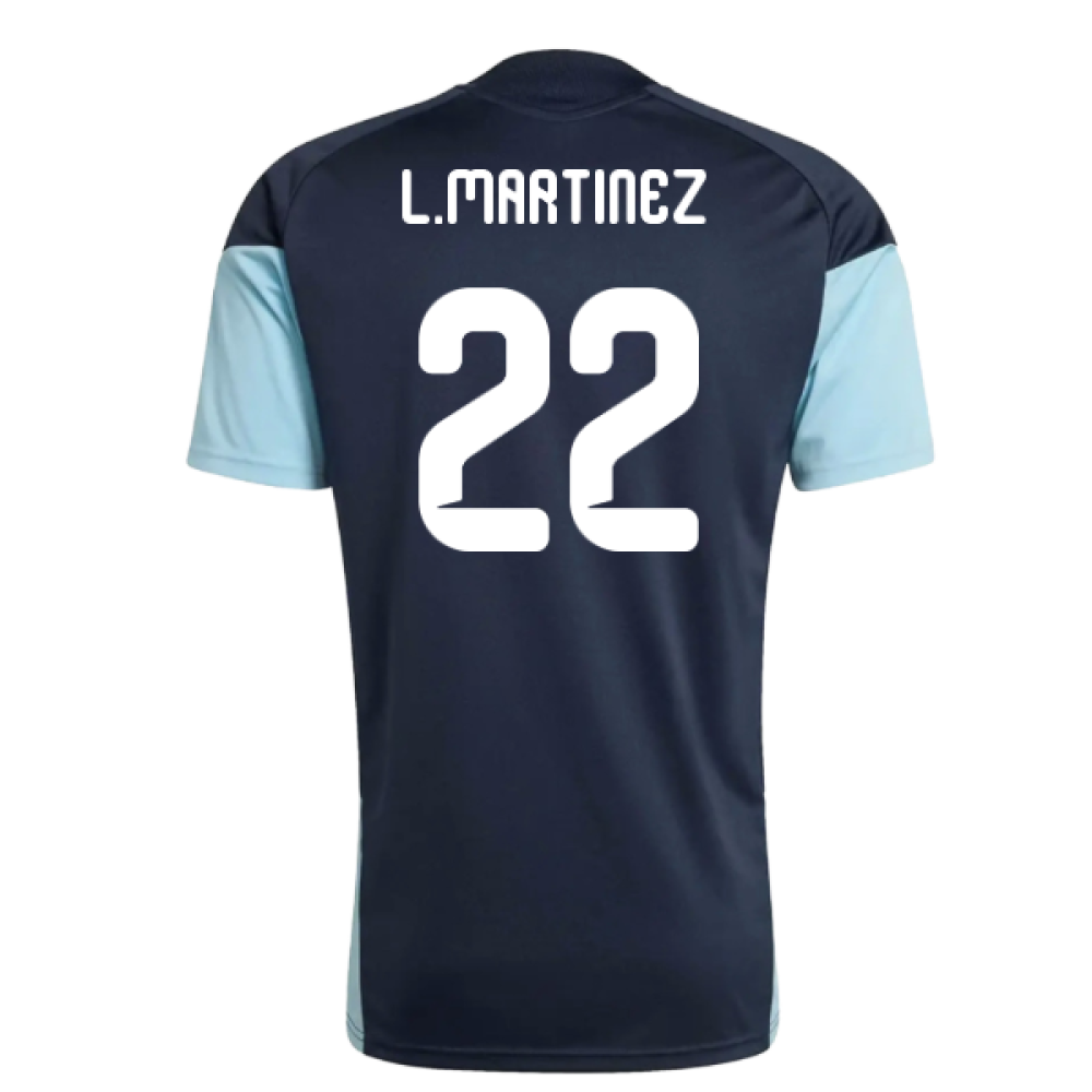 2026-2027 Argentina Training Jersey (Night Navy) (L.Martinez 22)