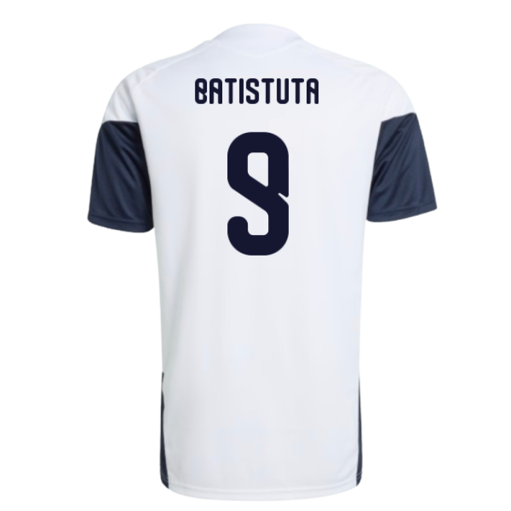 2026-2027 Argentina Training Jersey (White) (Batistuta 9)