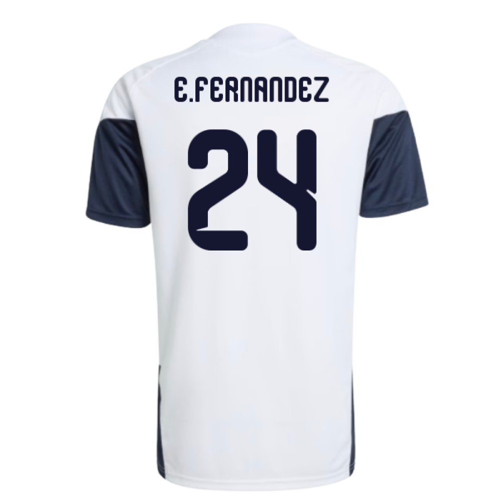 2026-2027 Argentina Training Jersey (White) (E.Fernandez 24)