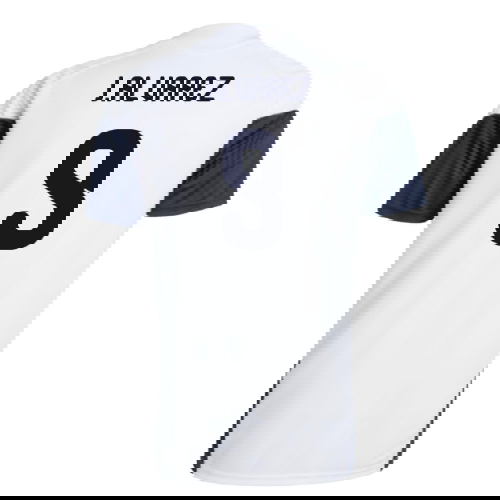 2026-2027 Argentina Training Jersey (White) (J.Alvarez 9)