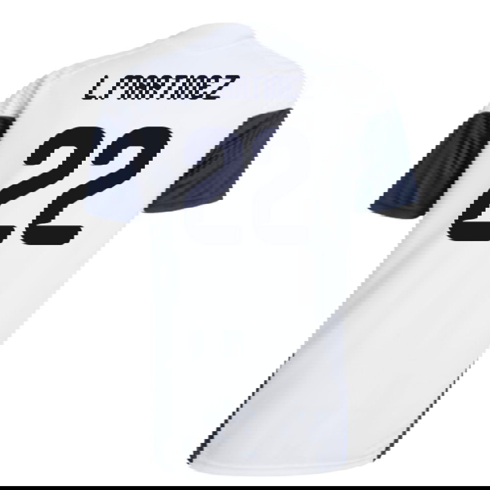 2026-2027 Argentina Training Jersey (White) (L.Martinez 22)