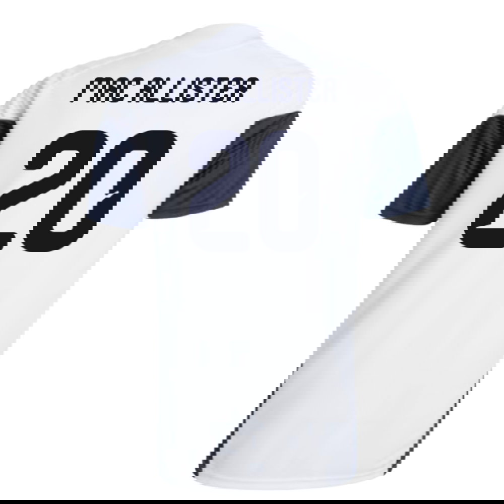 2026-2027 Argentina Training Jersey (White) (Mac Allister 20)