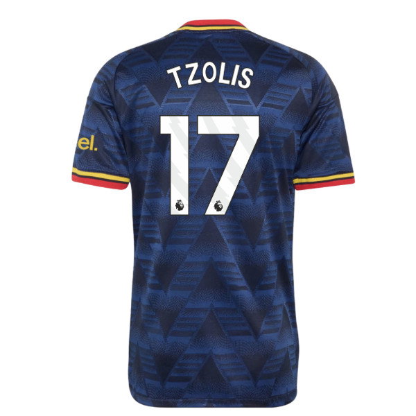 2026-2027 Arsenal Authentic Away Shirt (Tzolis 17)