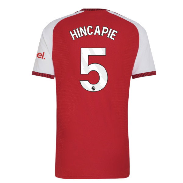 2026-2027 Arsenal Authentic Home Shirt (Hincapie 5)