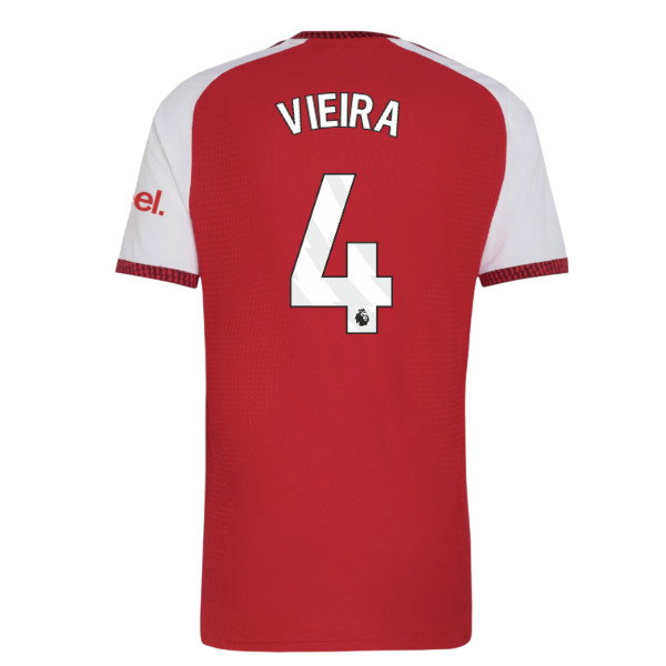 2026-2027 Arsenal Authentic Home Shirt (Vieira 4)