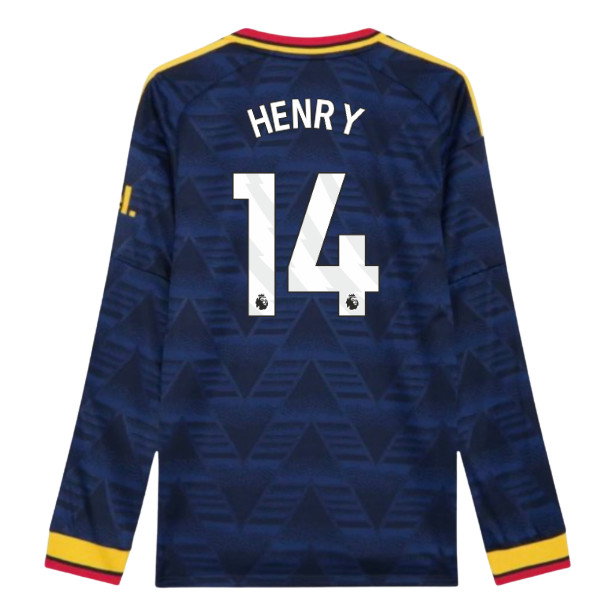 2026-2027 Arsenal Authentic Long Sleeve Away Shirt (Henry 14)